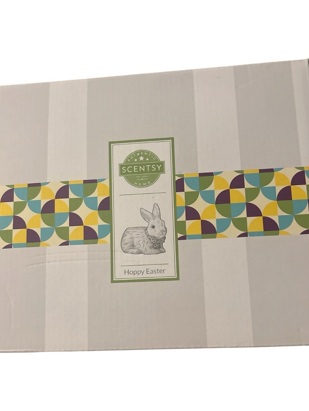 Scentsy Hoppy Easter Decorative Gift Box - Pastel Multicolor